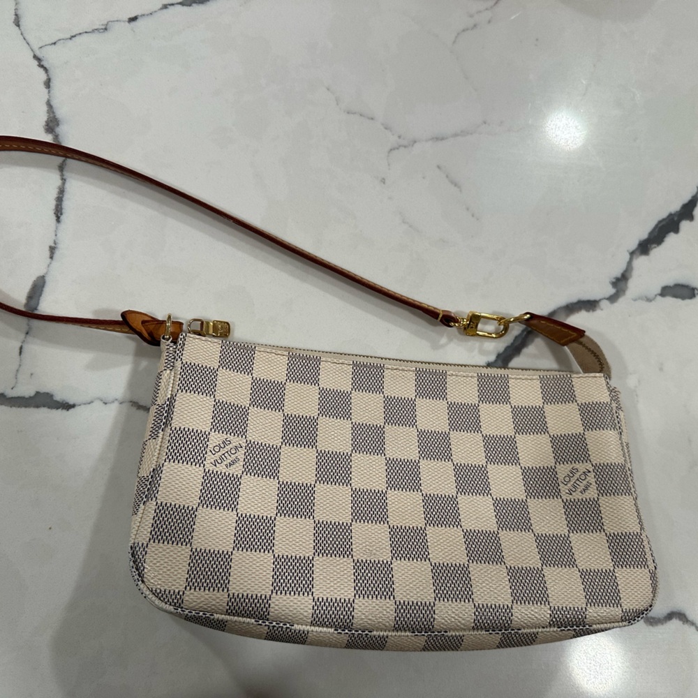 Louis Vuitton Damier Azur Handbag